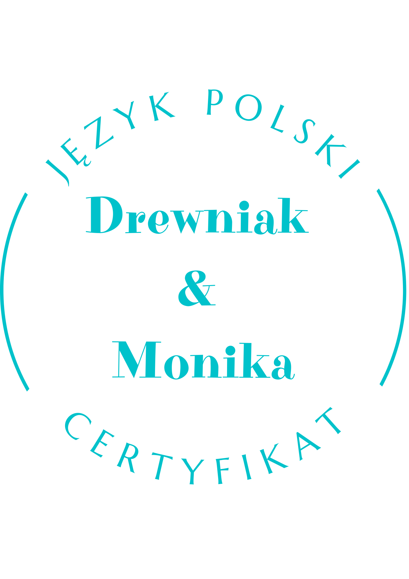 Drewniak i Monika, nauka języka polskiego